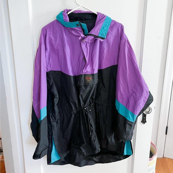 Vintage 90s Meridian Windbreaker large - Picture 1 of 10